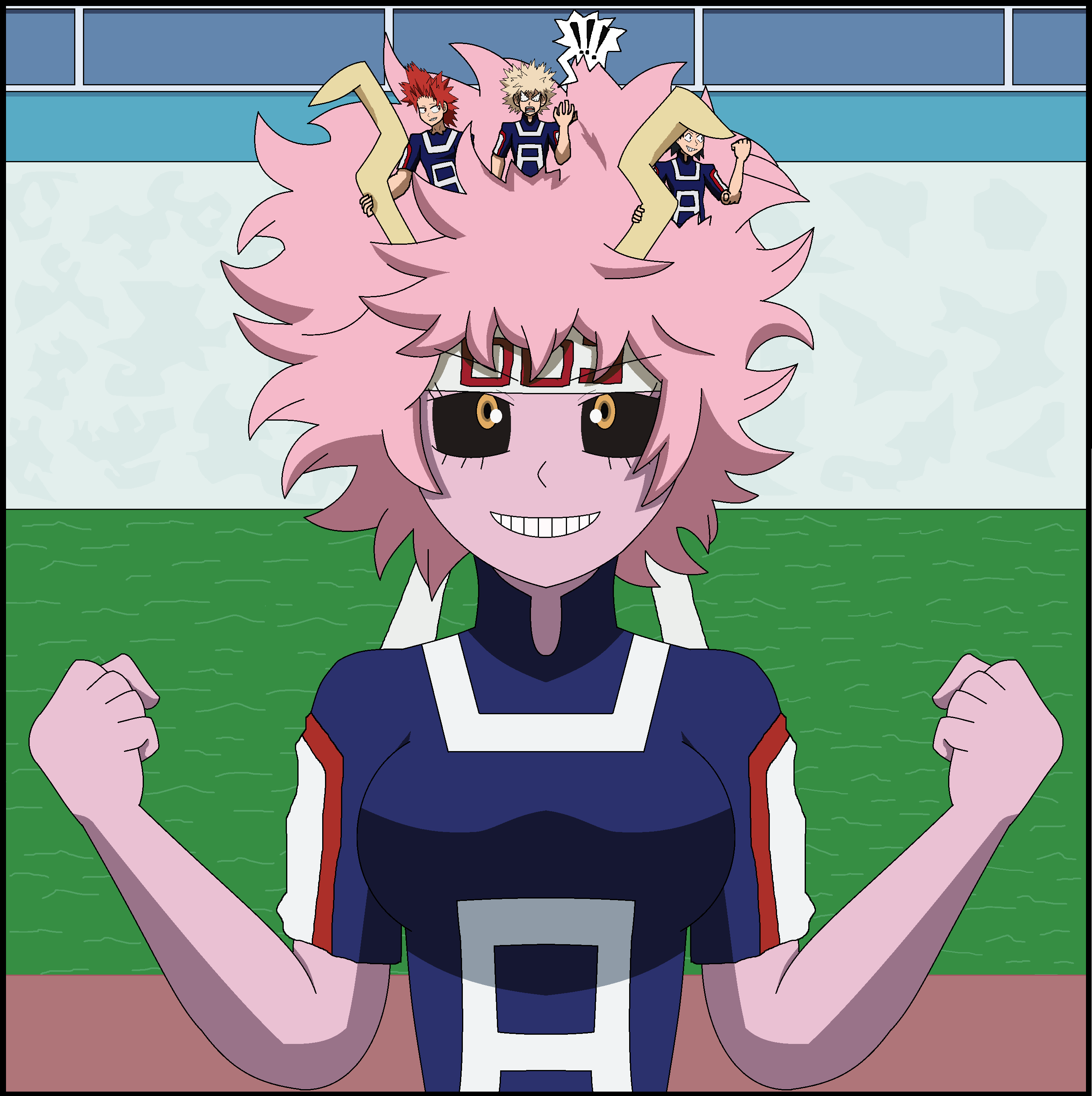 Team Ashido going for it.