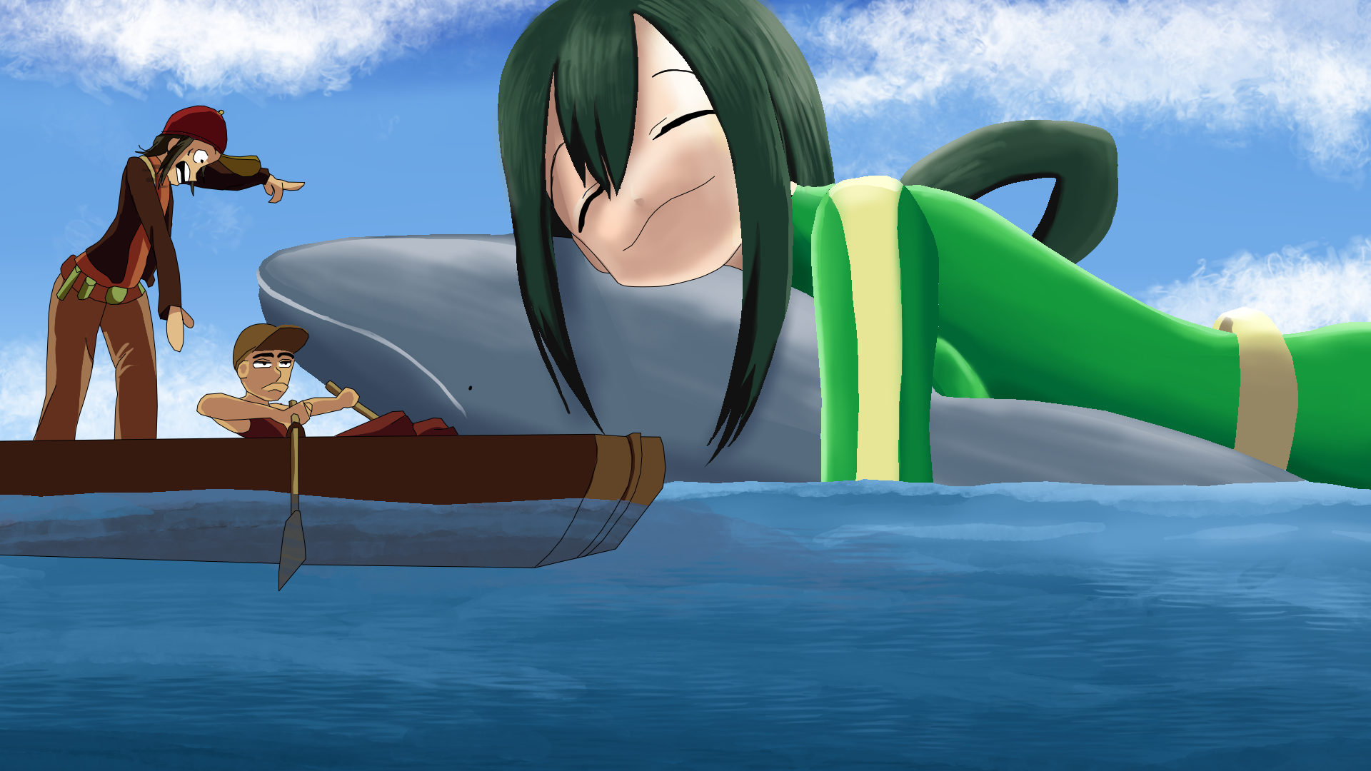 Wild Froppy and Blue Whale.