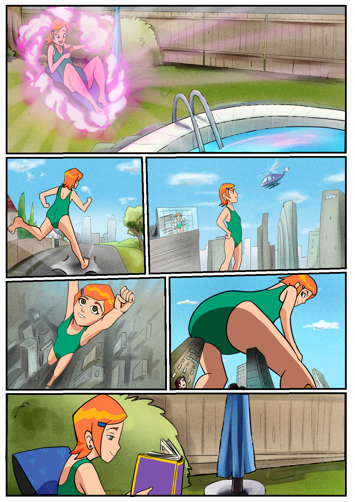 Gwen dreams of being a giantess.