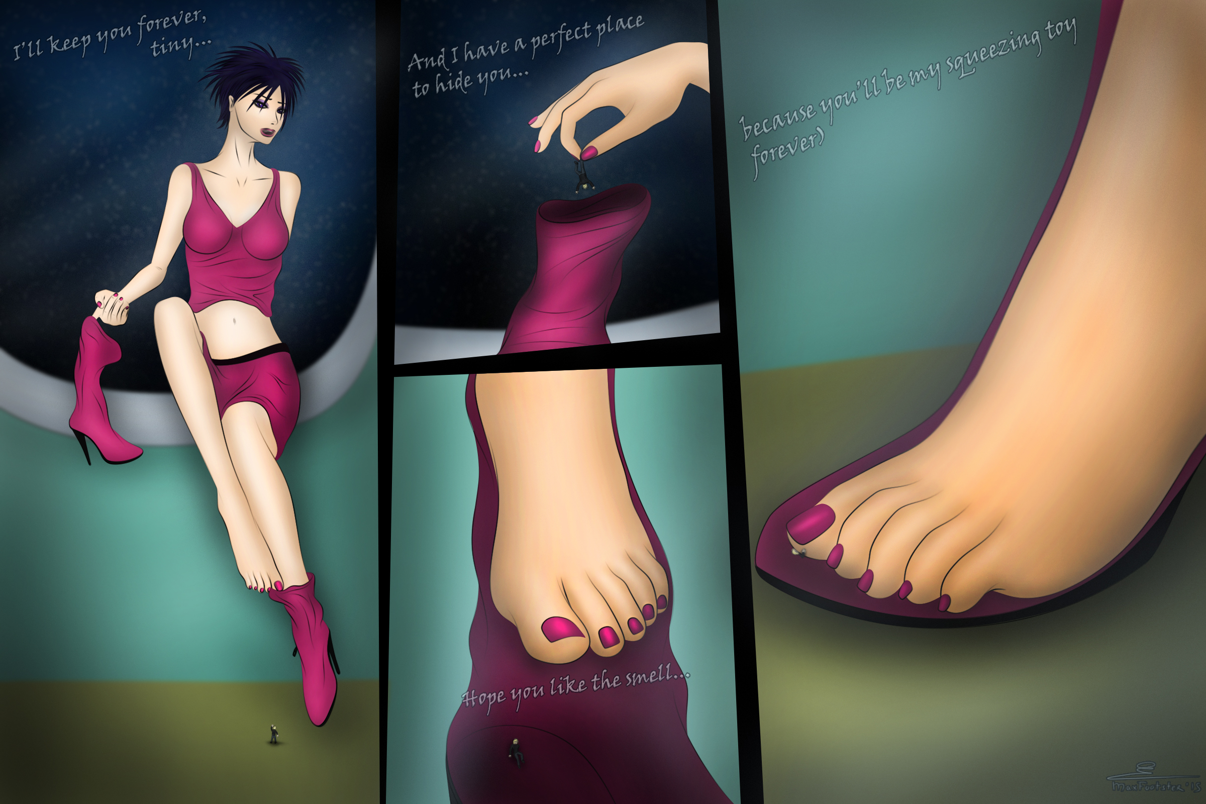 Amy Wong foot trap.