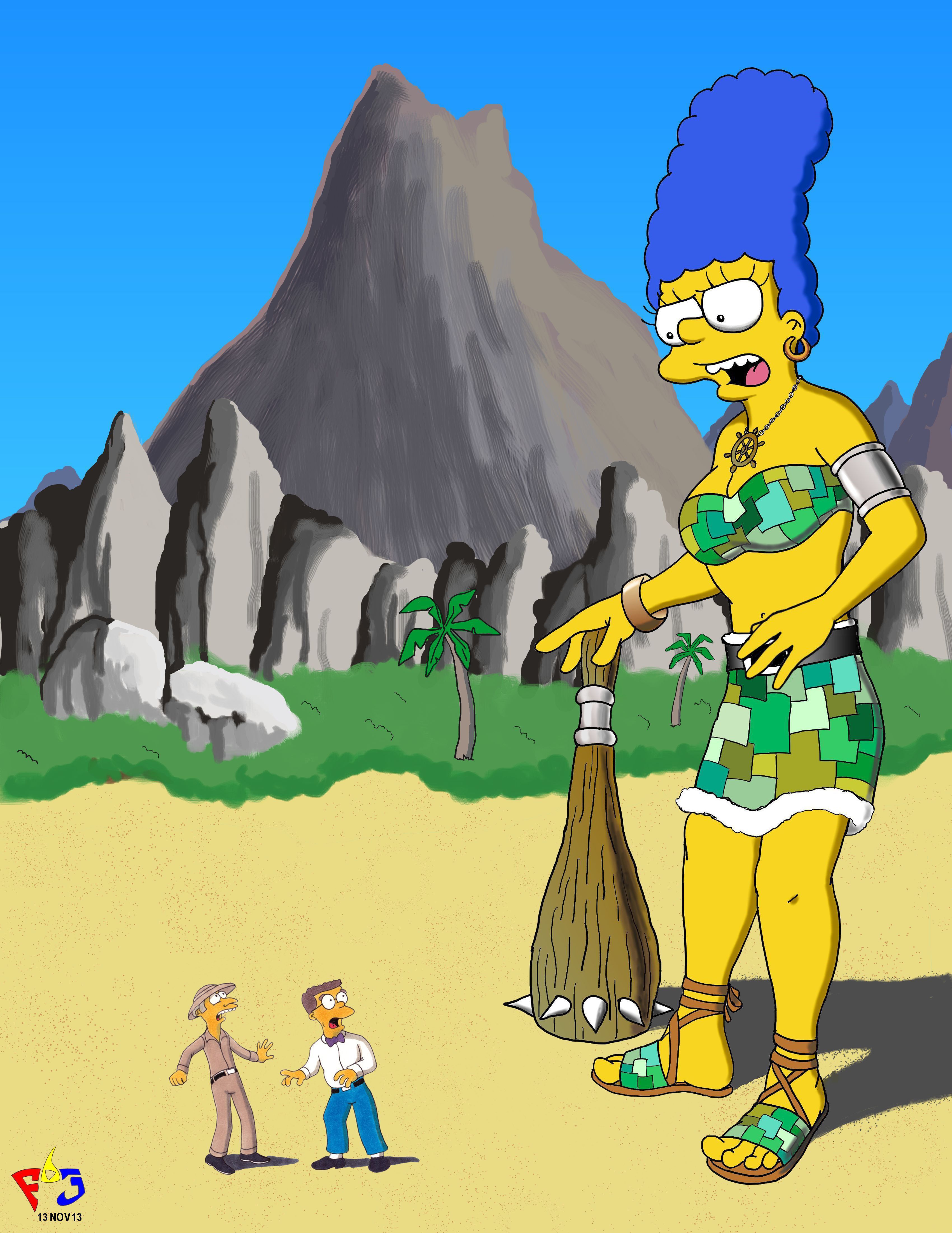 Marge of Mystery Island II 